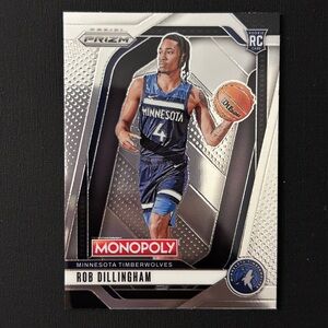 2024-25 Panini Prizm Monopoly - Robert Dillingham #90 Silver Prizm (RC)